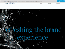 Tablet Screenshot of incdesign.com